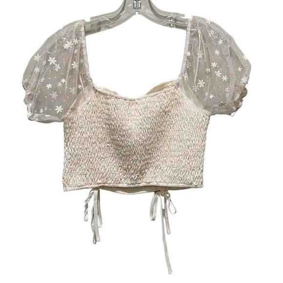 Le Lis Daisy Crop Top Size Medium - Picture 8 of 10